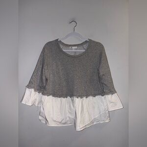 DR2 — Grey Sweater Blouse